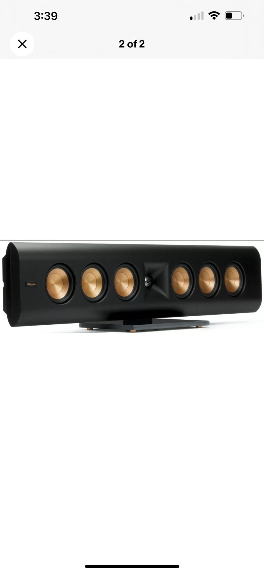 Klipsch RP-640D On-Wall Speaker w/Floor-Mount Stand(300W)
