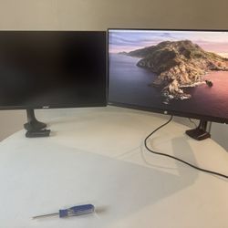 24” Monitors & Heavy Duty Monitor Arms