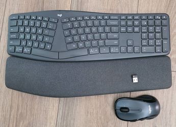 Logitech Wireless Ergo Keyboard Mouse