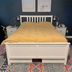 Ikea Hemnes Queen Bed Frame 