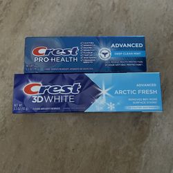 Crest Pro-Health and 3D White Toothpaste Set