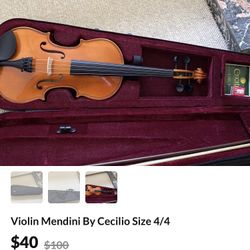 Mendini By Cecilio Violin