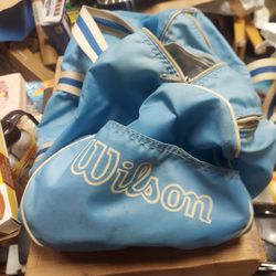 Vintage 1970s Blue Wilson Sports Gym Bag
