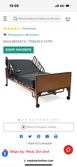 Electric Hospital Bed 