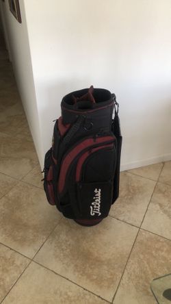 Titleist Cart Golf Bag Miccosukee and Publix Pro Am emblems very good condition