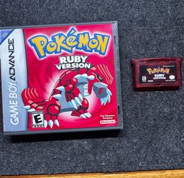 Authentic: Pokémon Ruby Game Boy Advanced 2002