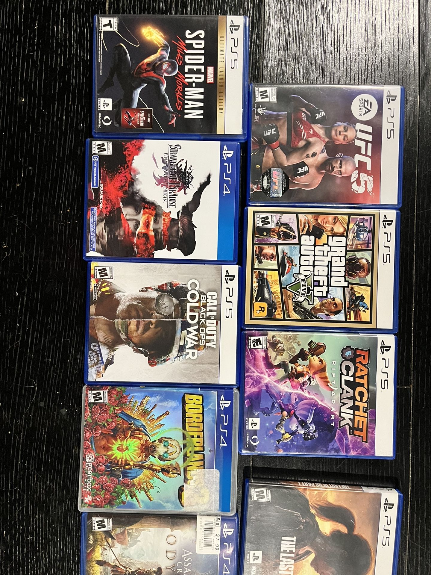 Ps5/ps4 Games For Sale