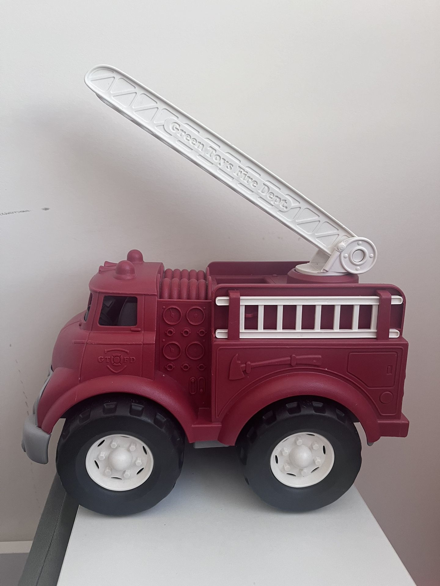 Green Toy Fire Truck 