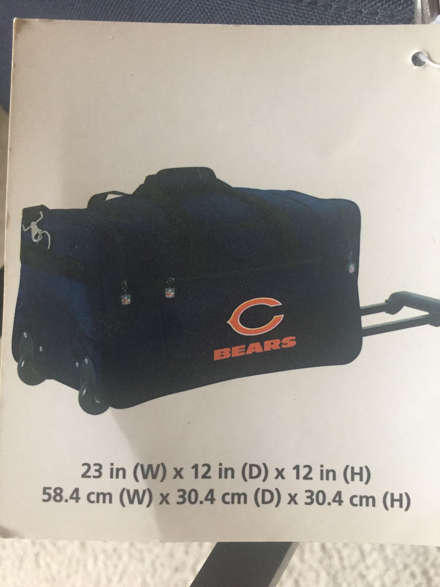 Bears Game Day Cooler/Duffle Bag