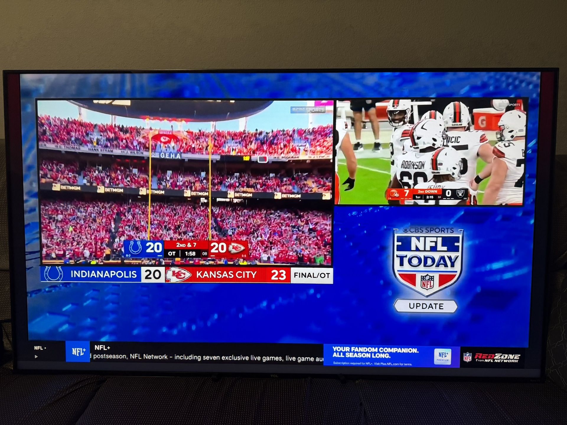 TCL 55" Class 6-Series 4K Mini-LED UHD QLED Dolby Vision HDR Smart Roku TV