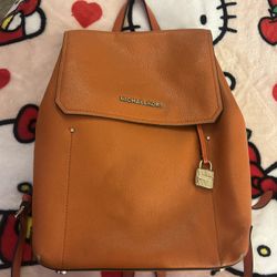 Orange MK Backpack And Wallet 🧡