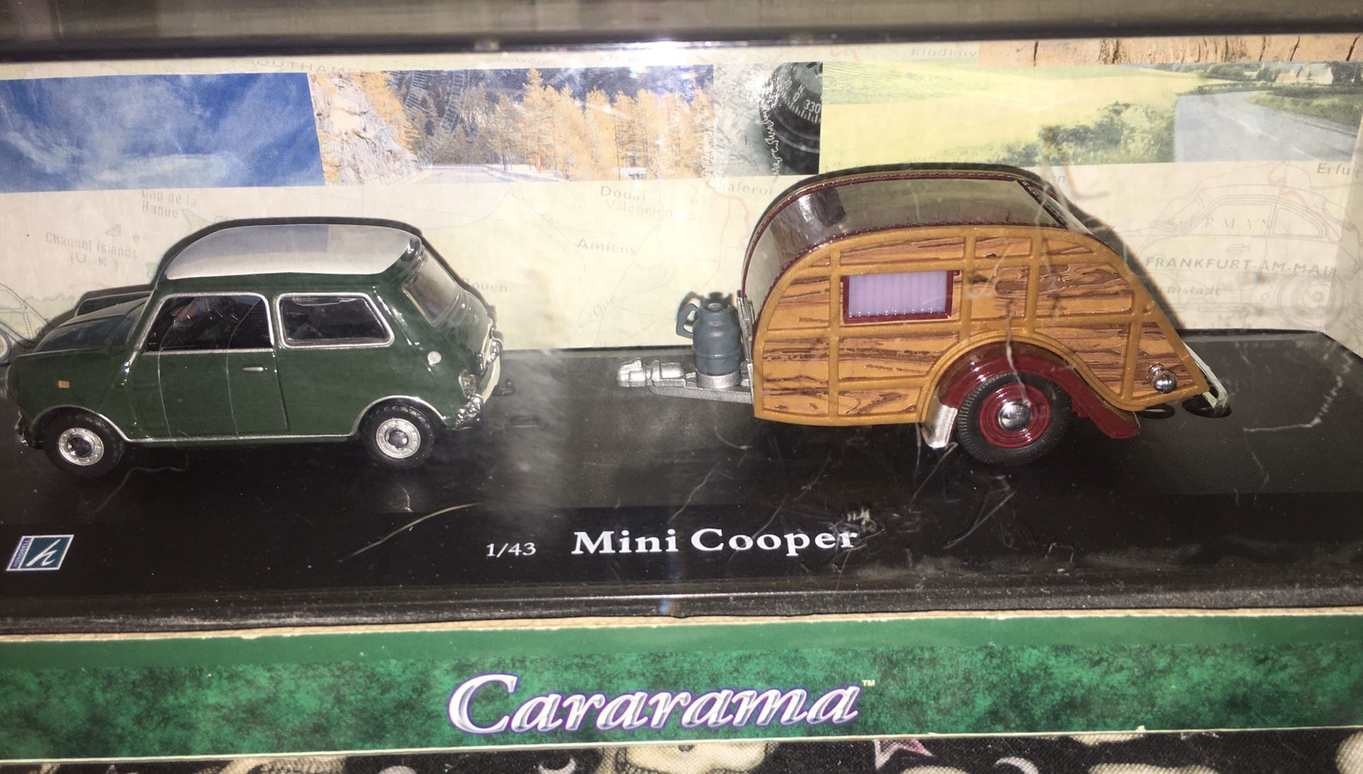 Collectible car & teardrop trailer