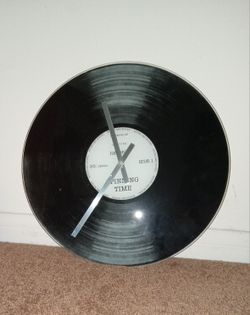 Vinyl Record Wall Clock 