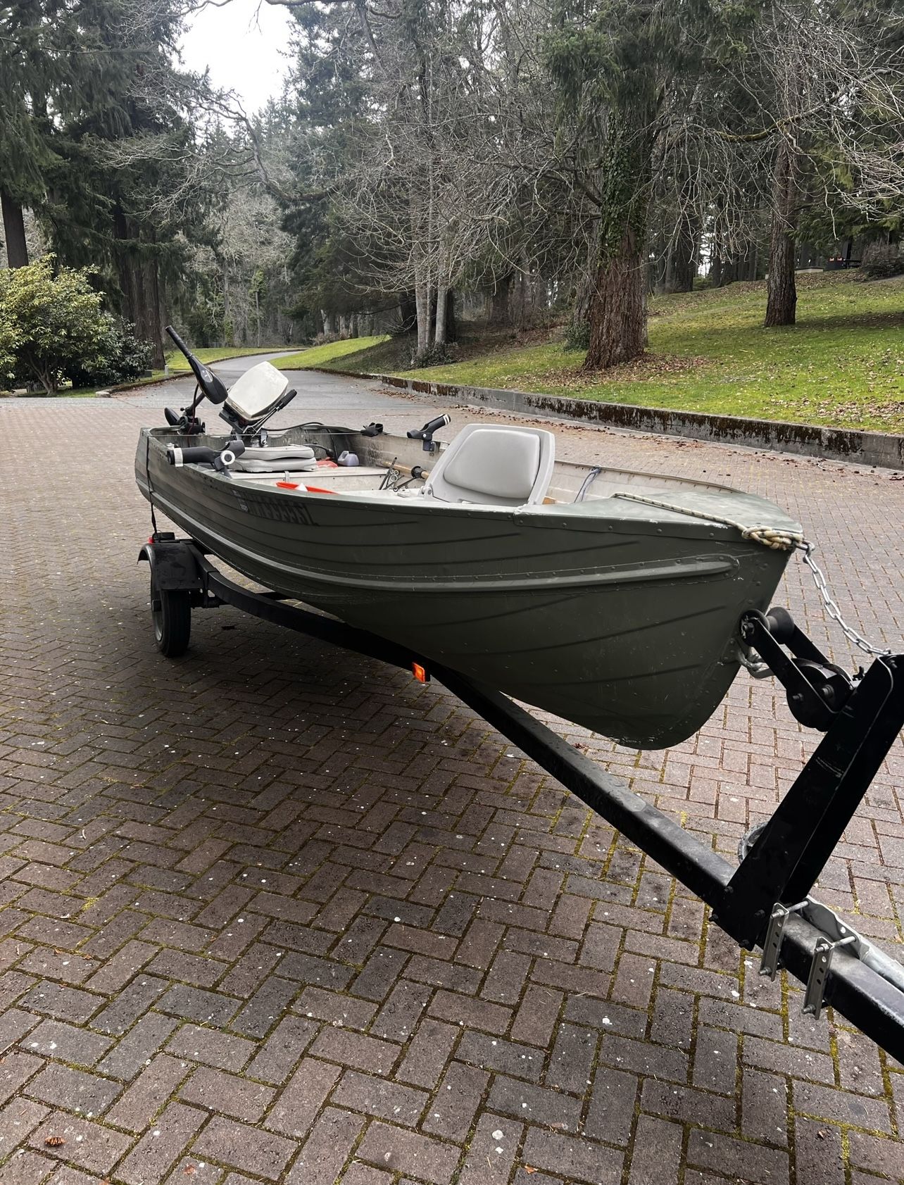14’ Vhull Fishing Boat & Trailer for Sale in Edgewood, WA OfferUp