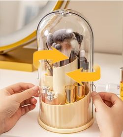 New In Box. Rotating Makeup Brush Holder. See Photos. Cash And Pickup Only