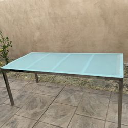 IKEA GLASS DINING Table ( Delivery Is Available)