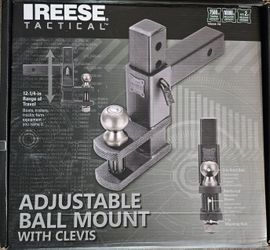 Reese Tactical Adjustable Ball Mount 