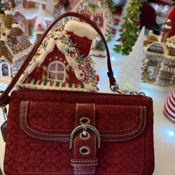 🎄❤️Coach Vintage Wristlet❤️🎄
