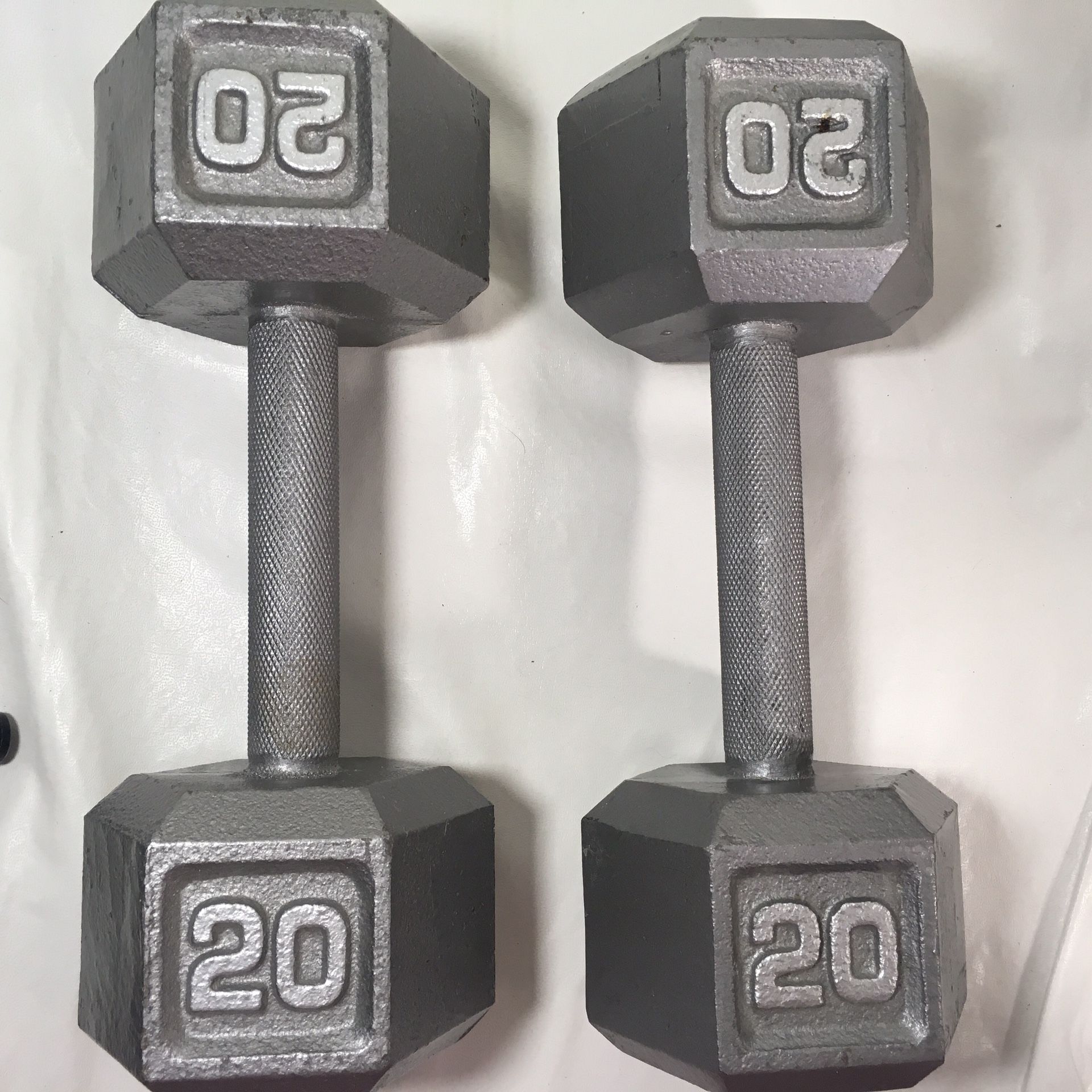 Set Of 20 Lb Dumbell Weights