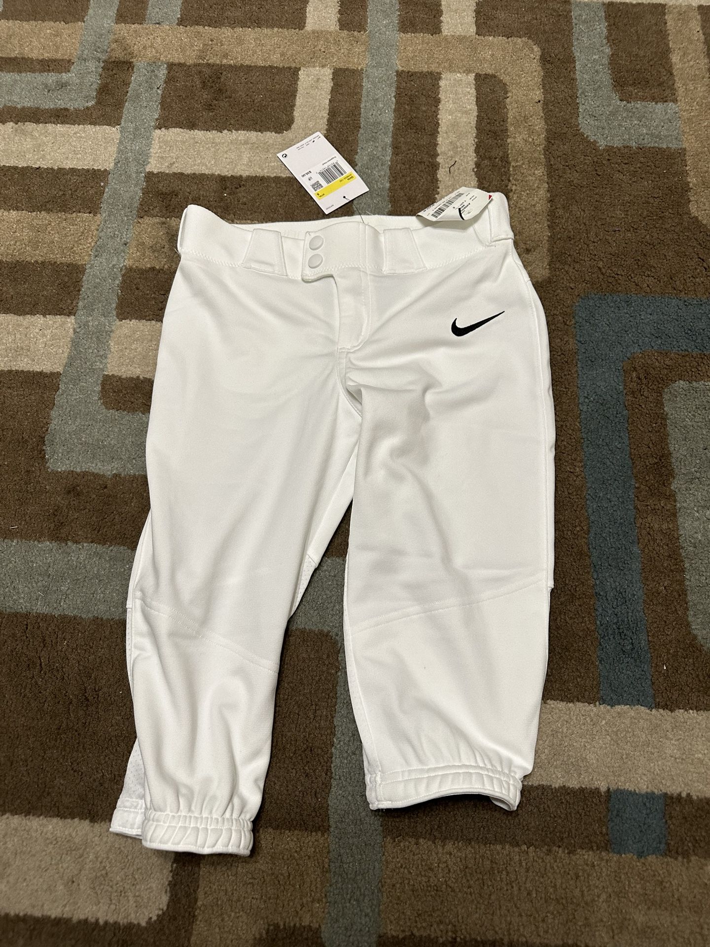 Nike Softball Pants Girls Youth Small White