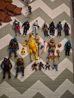 Fortnite,ninja turtles action figures