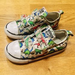 Kids Converse Shoes Snickers, Dinosaurs Collection ,Size US 10