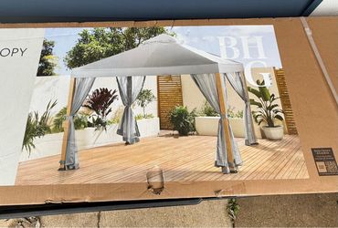 10 x 10 Steel Frame Gazebo