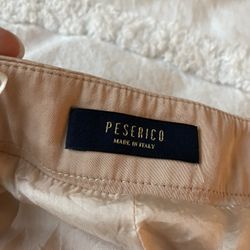 Peserico Satin Skirt From Italy Size 42 