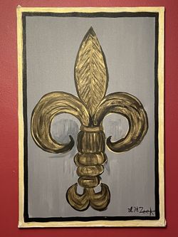 Fleur De Lis Canvas Art