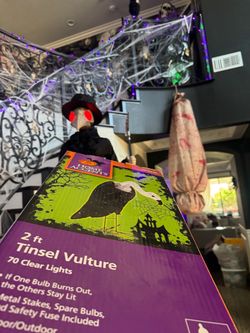 Misc Halloween items ready for pick up.