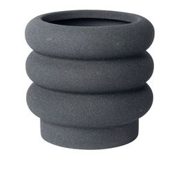 Better Homes & Gardens Pottery 6" Chinooke Ceramic Bubble Planter, Black