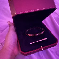 Cartier Bracelet  Gold Screwdriver Closure with Box