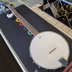 Ortega OBJ150OP-WB Whiskey Burst 5-String Open Back Banjo NEW!