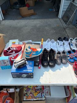 New Nike, Jordans , 55”Samsung TV and others items