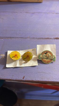 Vintage 80s Disney pins