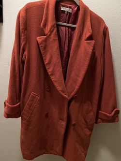 Burnt Orange Coat 