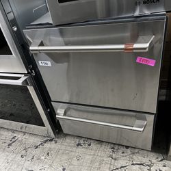 Cafe Stainless Steel 24” Double Drawer Dishwasher 