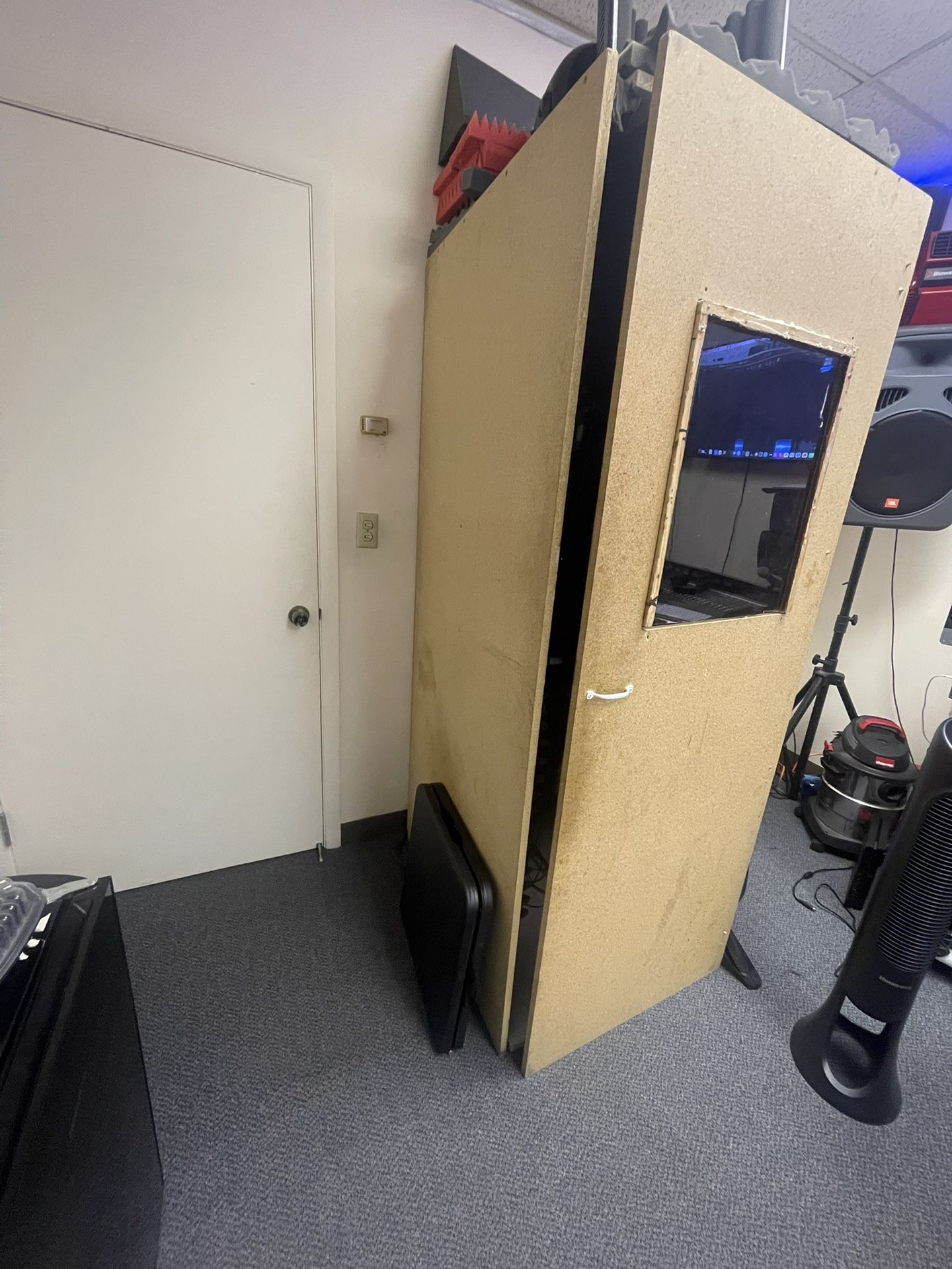 Studio Vocal Recording Booth