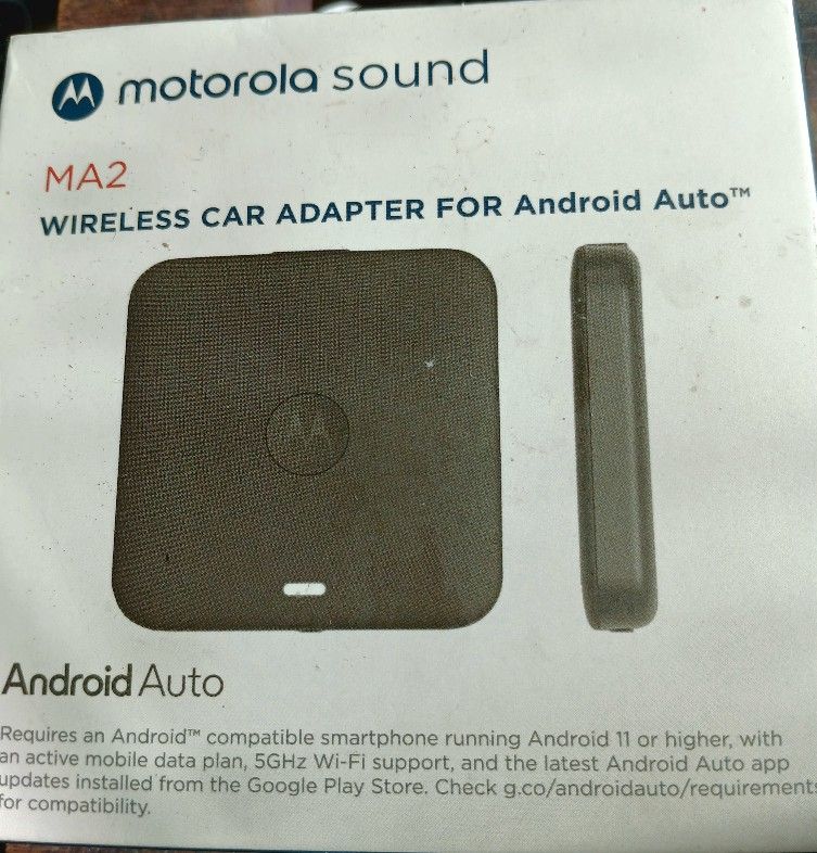 Motorola MA2 Wireless Car Adapter for Android Auto – Brand New, Never Used
