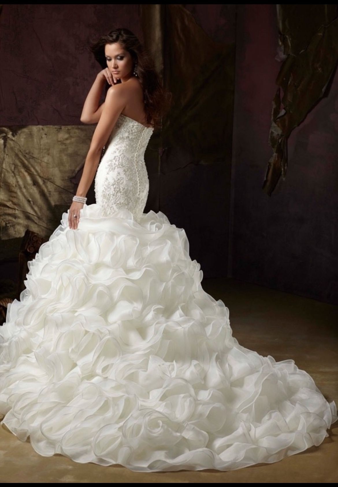 Mori Lee Designer Wedding Dress Size XS 0