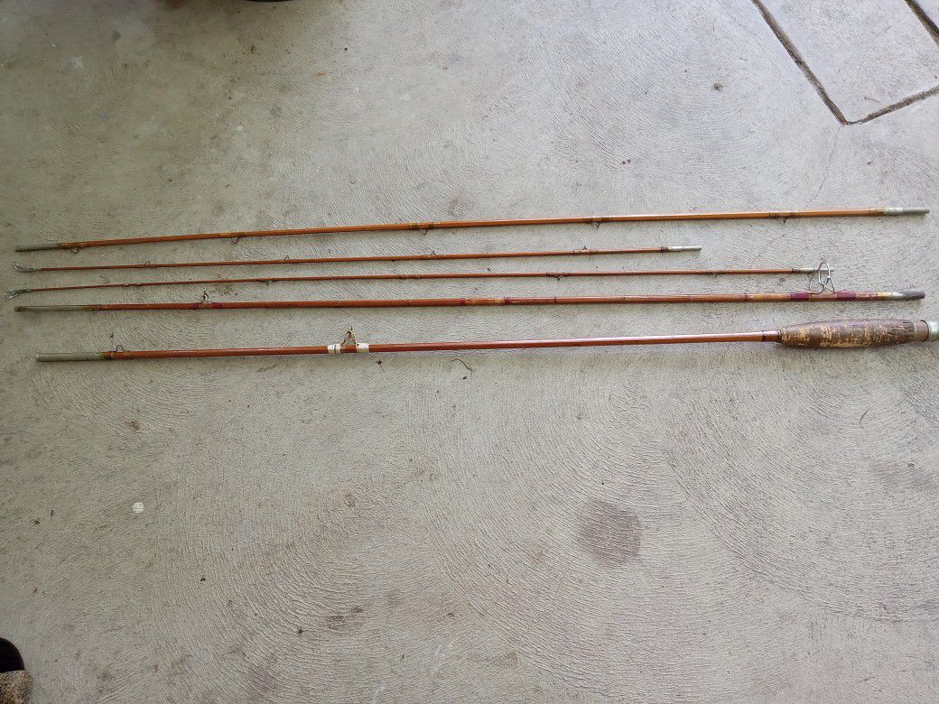 Antique Bamboo Fly Fishing Rod
