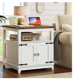 End Table with power outlet
