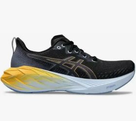 Asics Men's NOVABLAST 4 001 Black/ThunderBlue 11.5
