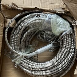 Steel Wire Rope Cable 100ft new