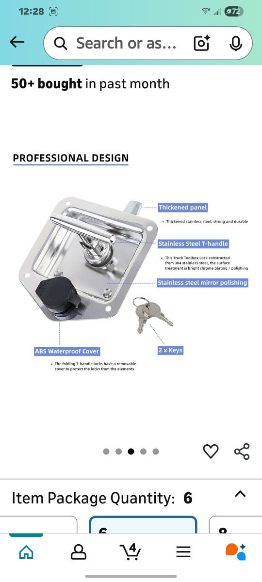 Tool Box Latch Lock