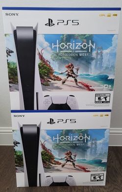 Playstation 5 With Horizon Forbidden Bundle ( 2 Left) Cash Only. Local Pick Up