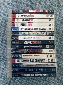 Sony PlayStation 3 ps3 Game lot of 15 Adult owned fully functional $60 Frim Please check out Photos for games titles