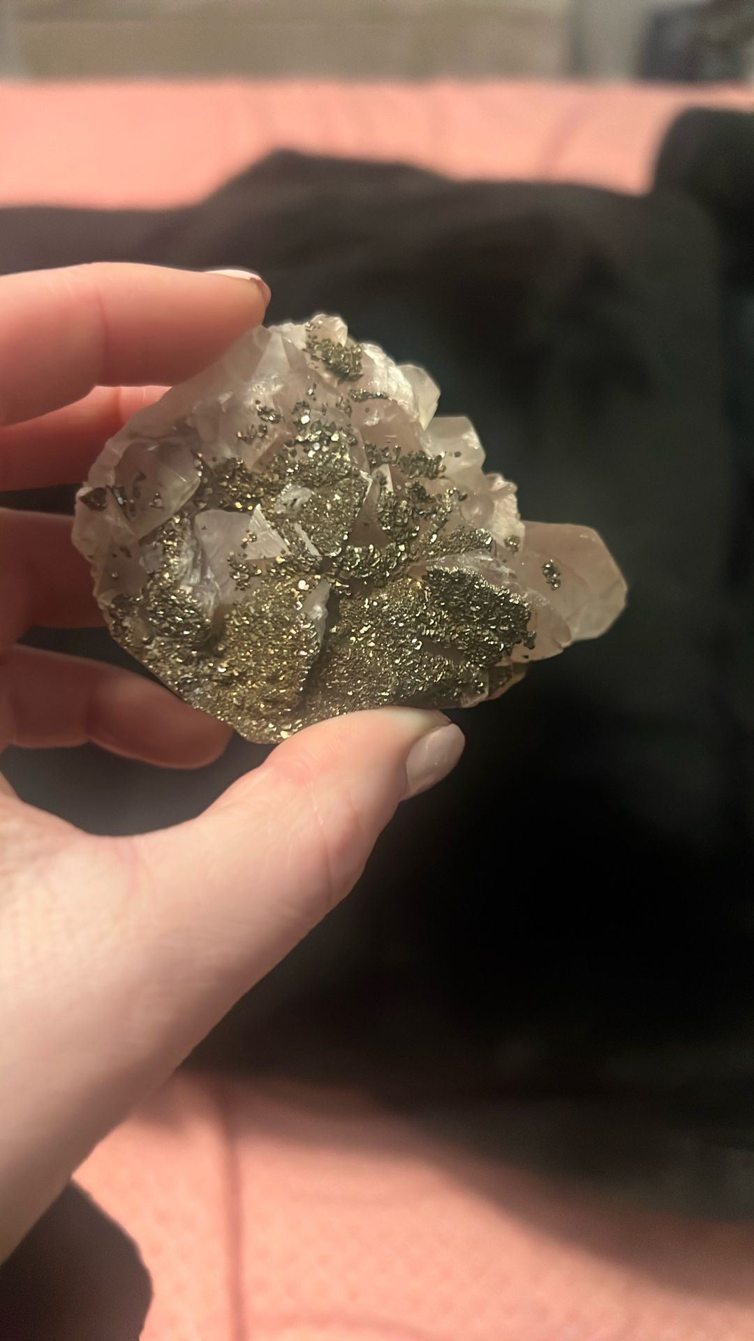 Pink Benz Calcite Crystal