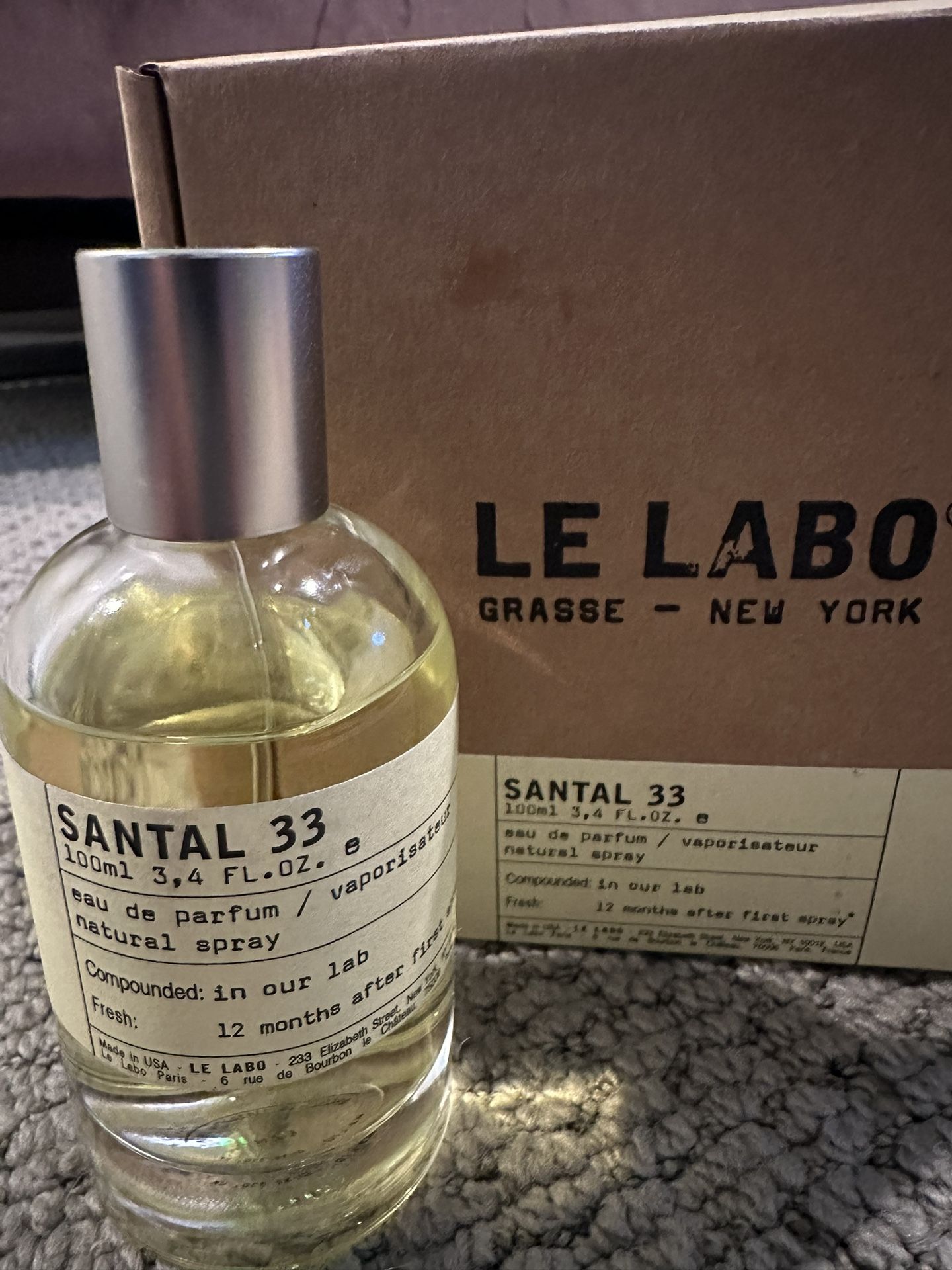 Le Labo Santal 33 Parfum 100ml /3.4 Fl Oz