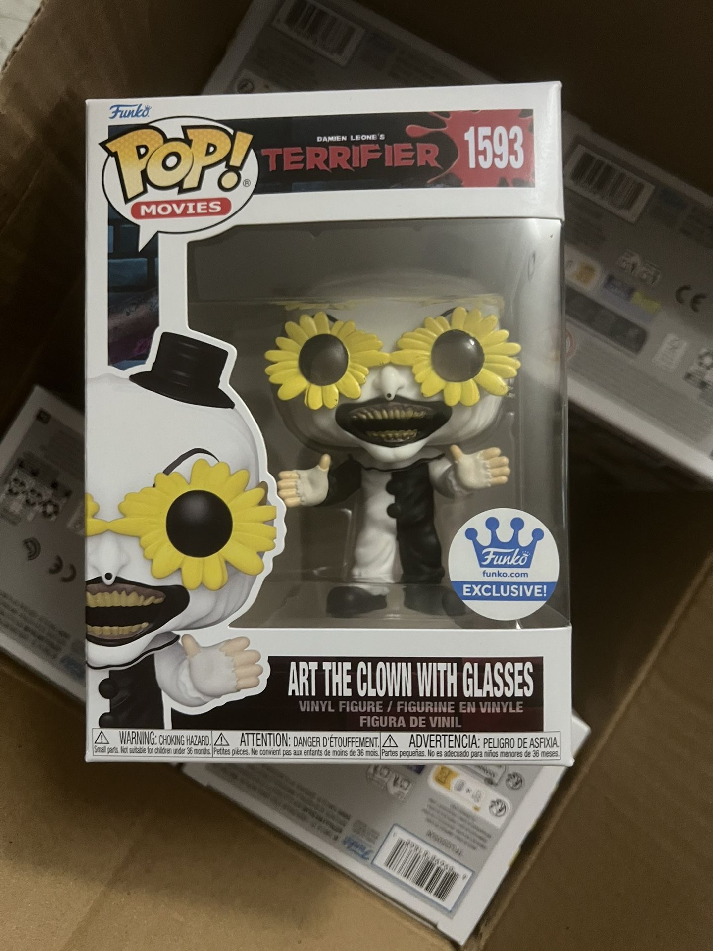Funko Pop Art The Clown With Glasses